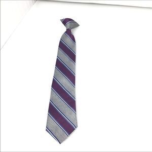 Striped Clip-On Tie (E6)